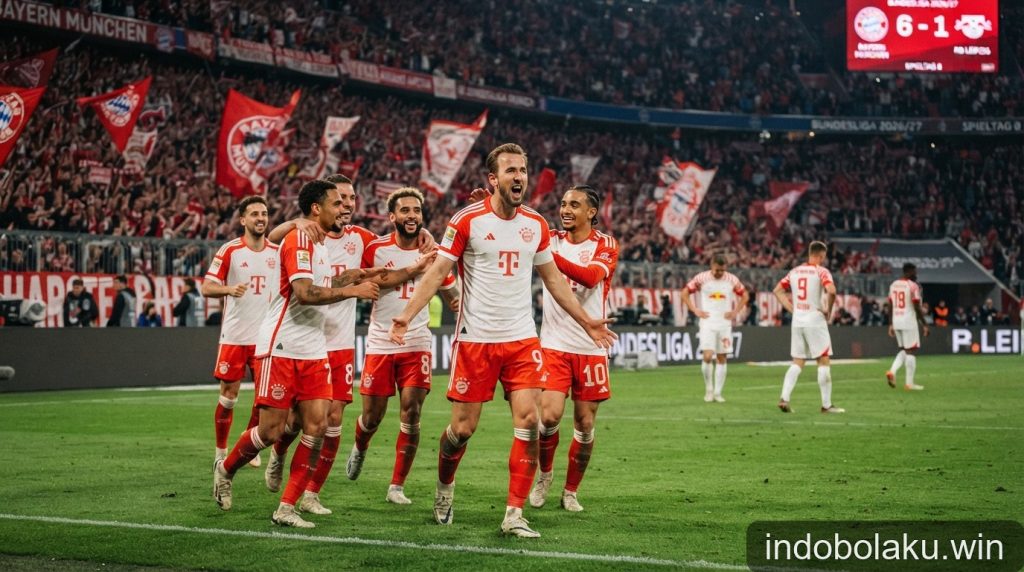 Bundesliga 2026/27: Bayern Munich vươn lên dẫn đầu sau màn trình diễn hủy diệt trước RB Leipzig
